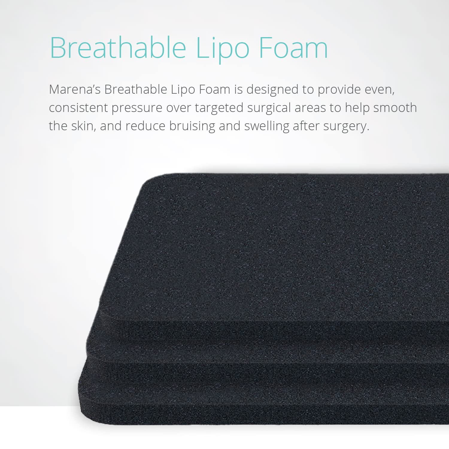 MARENA BLF Breathable Lipo Foam, 3 Pack – Post Surgery Liposuction Foam Pad for Compression Garments - Image 5