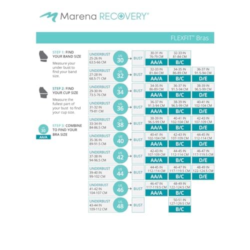 MARENA Caress High Coverage Pocketed Bra - Compression Support Mastectomy Bra Black - Image 5