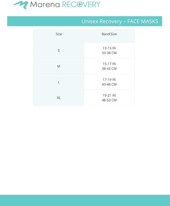 Marena Full-Coverage Face Mask - Post Facial Surgery Compression Garment, Recovery Chin Strap Beige, X-Large - Image 3