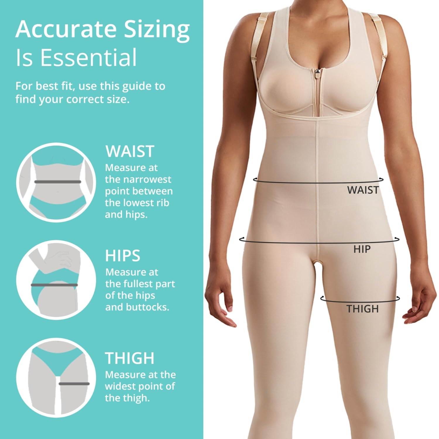 MARENA SFBHM2 Stage 2 Pull-On Girdle with High-Back – Adjustable Mid-Calf Length Girdle - Image 4